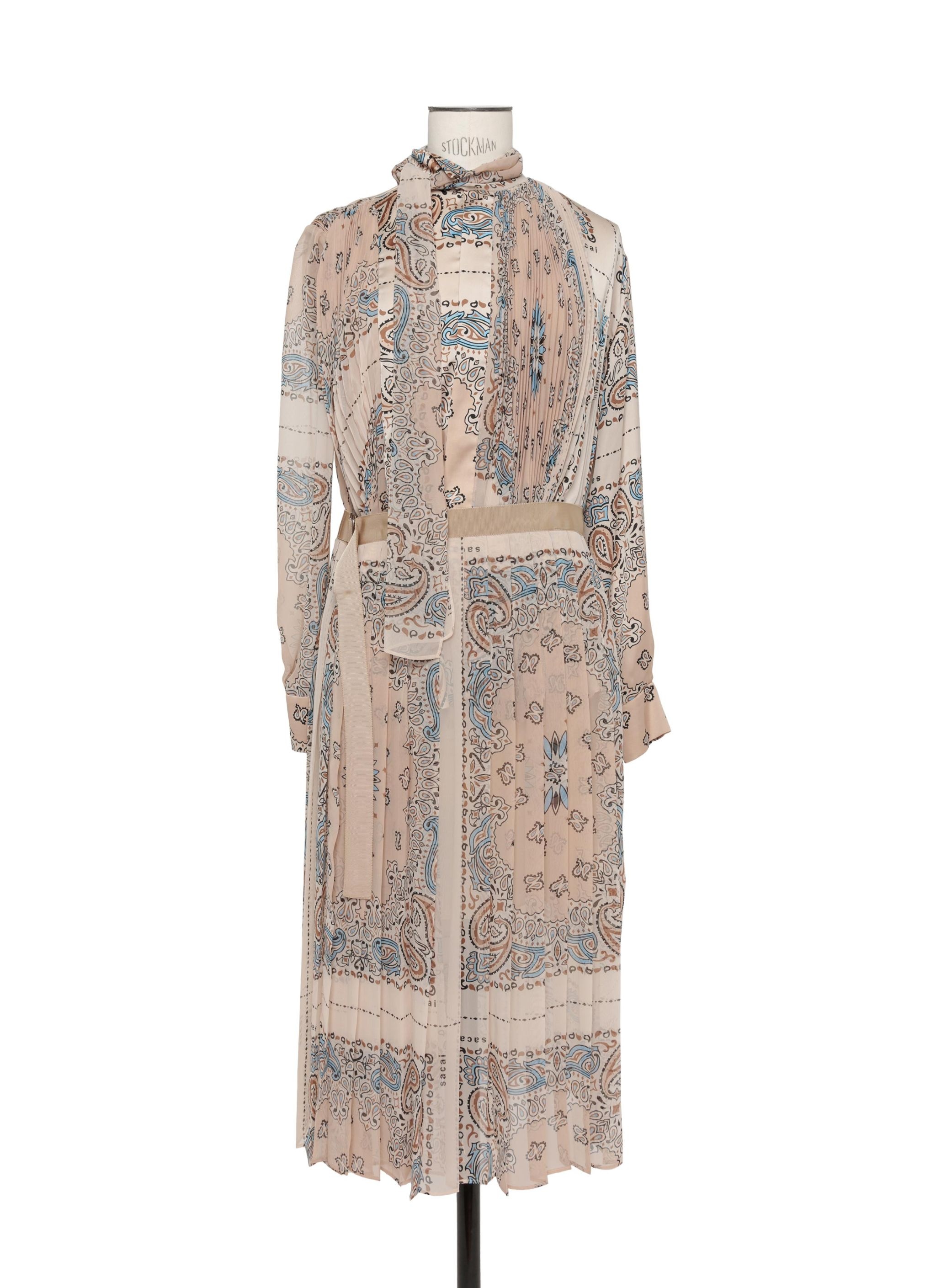 Bandana Print Dress - 1