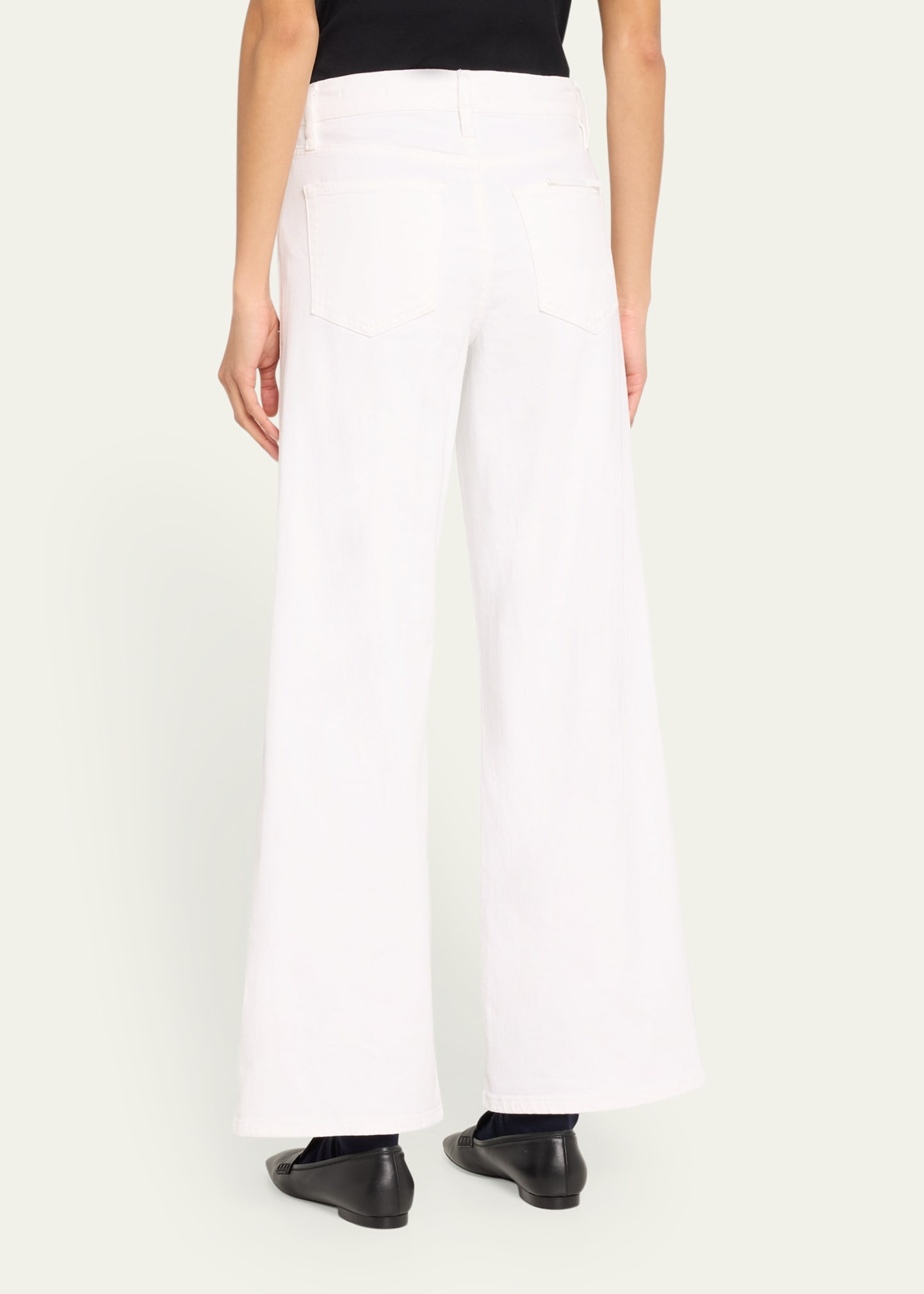 Le Slim Palazzo Jeans - 3