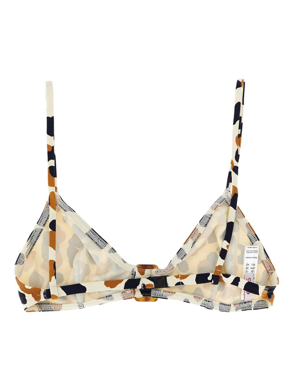 Ecailles polka-dot buckle bikini top - 2