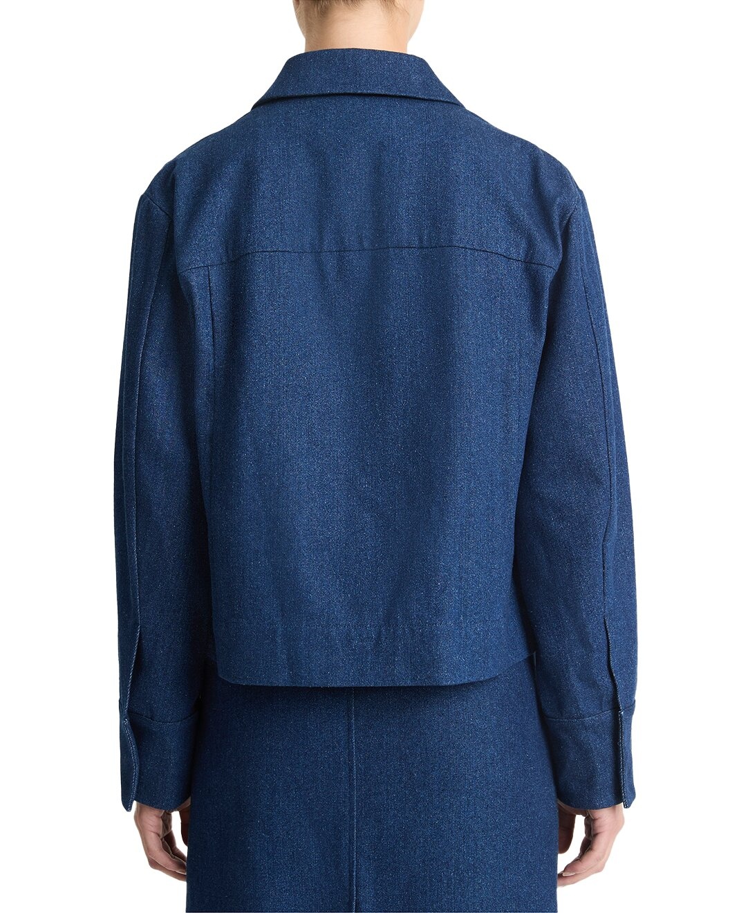 Vince Polished Indigo Twill Jacket - 2