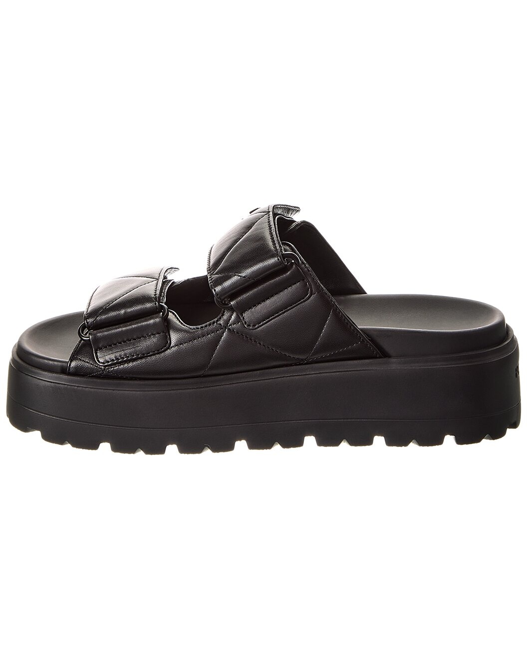 Prada Logo Leather Sandal - 2