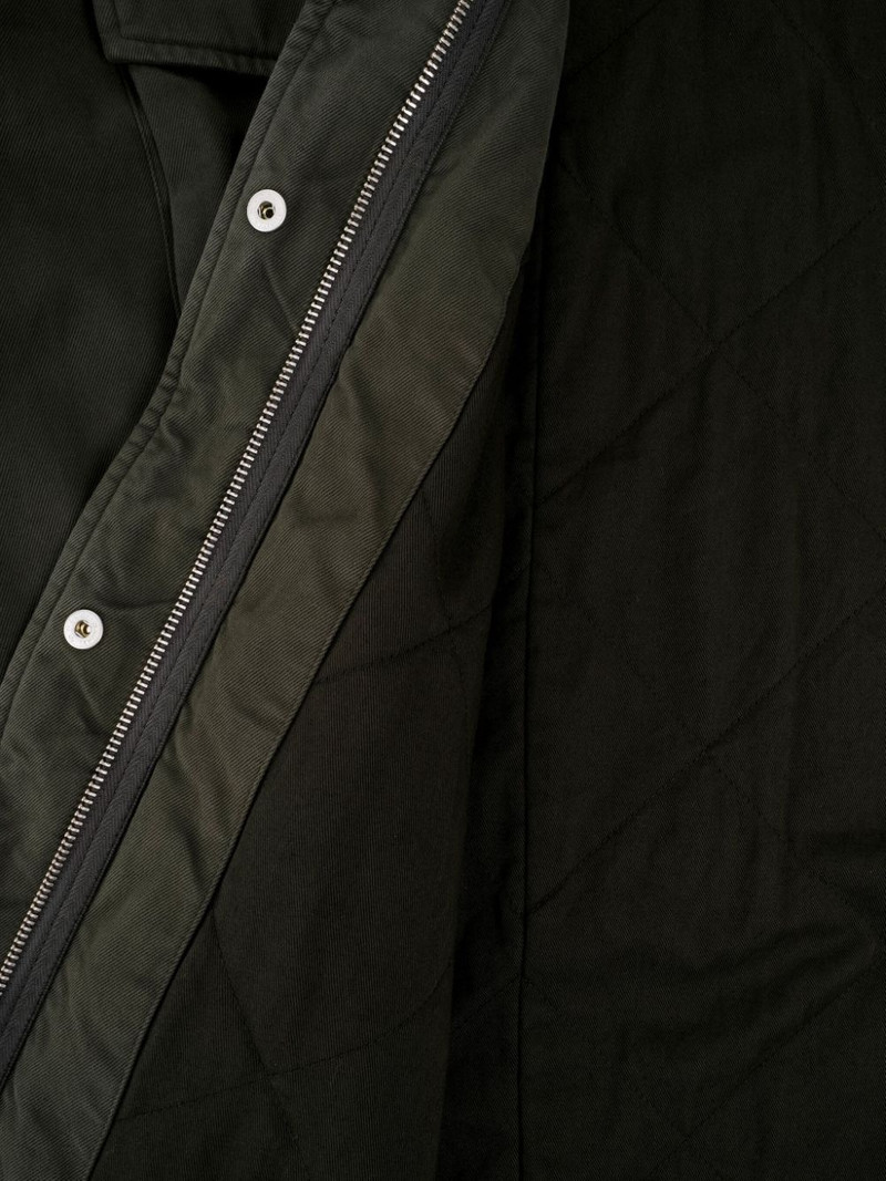 hooded gabardine coat 5