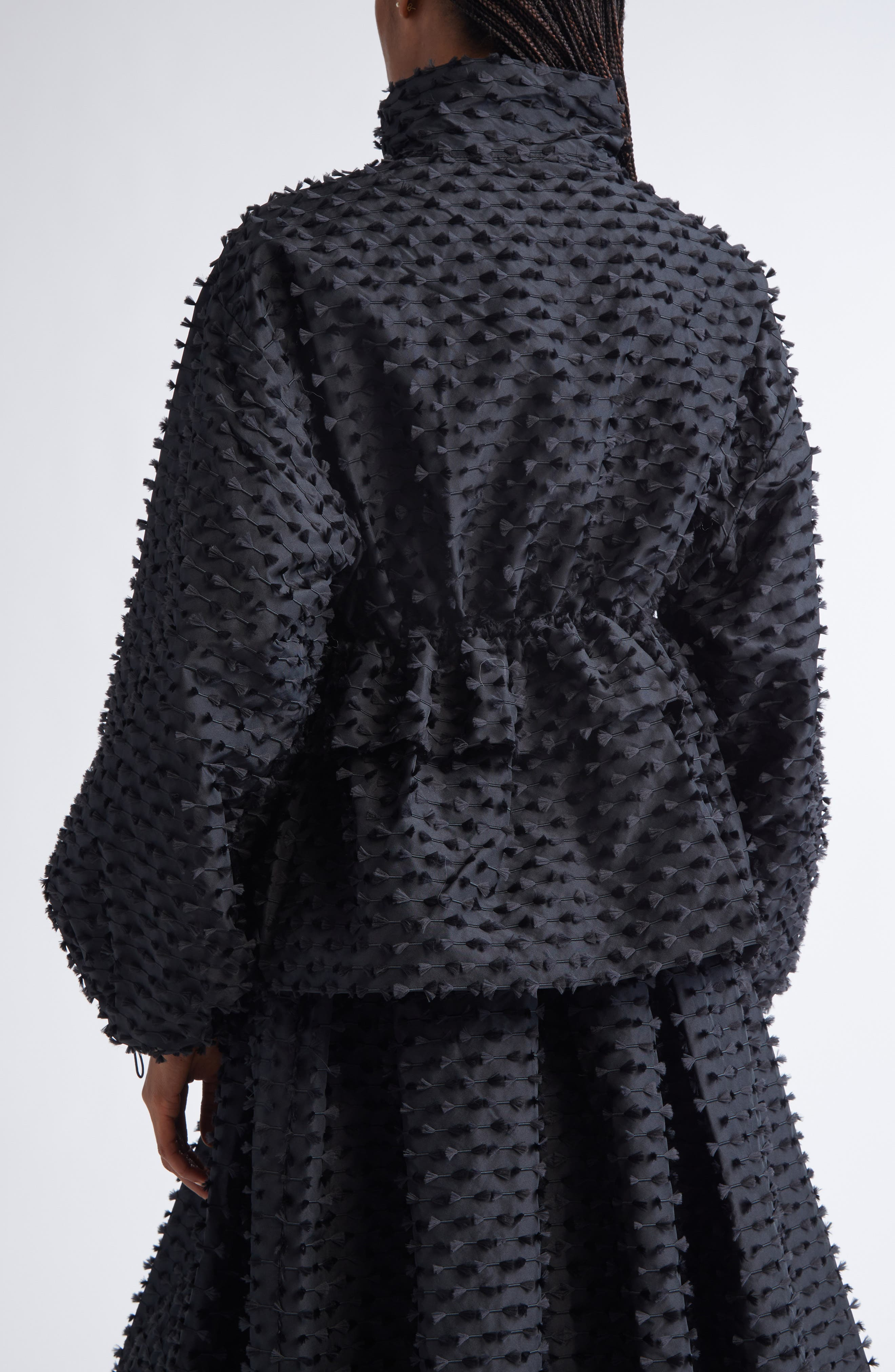 Cecilie Bahnsen Arlo Fiamma Fil Coup Jacket in Black at Nordstrom - 3