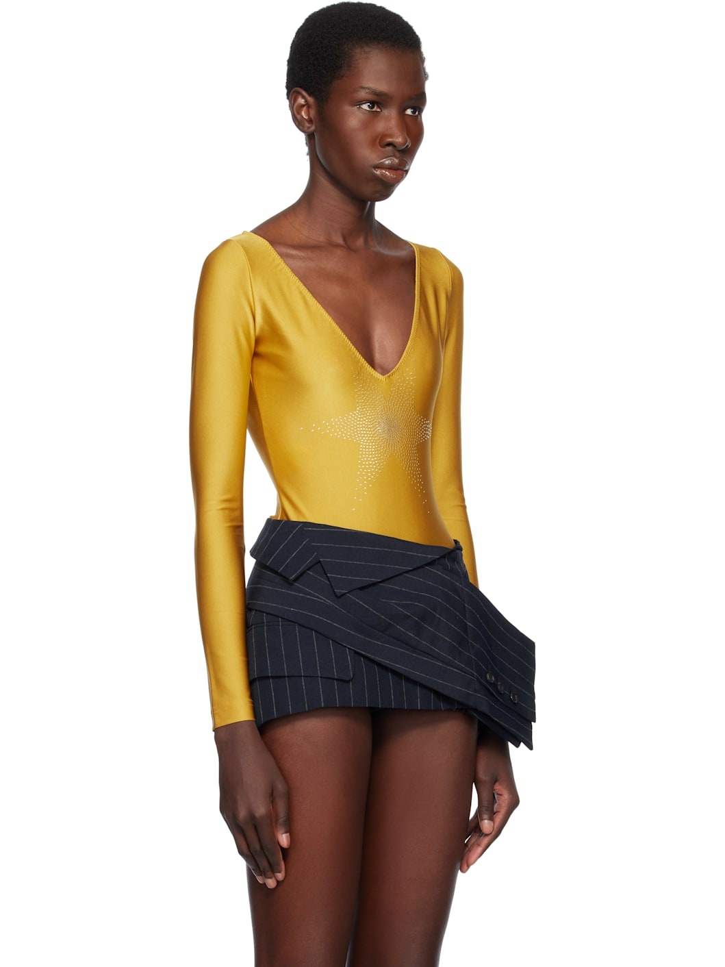 Gold Star Point Bodysuit - 2