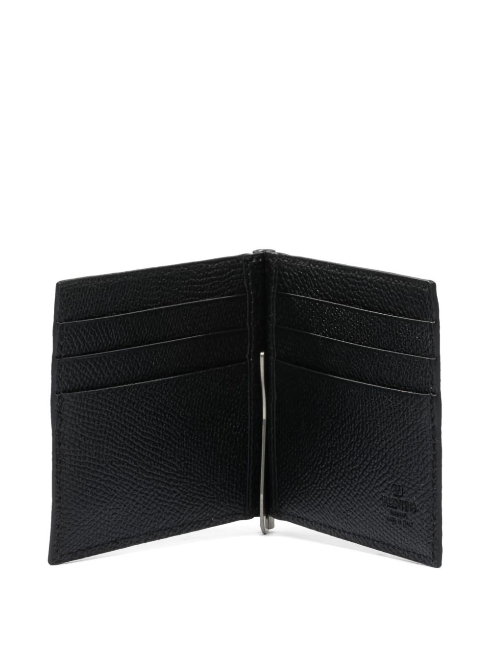 VLogo leather money clip wallet - 4