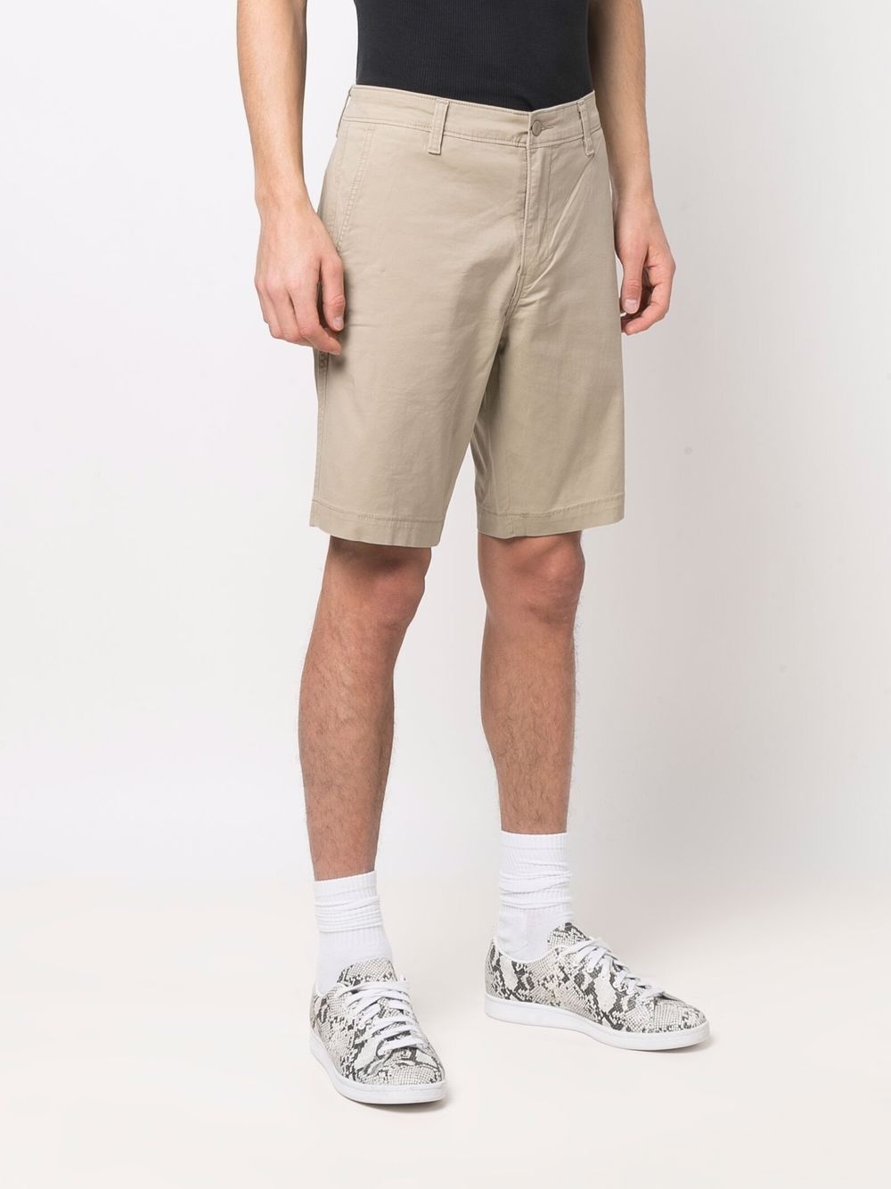 tapered chino shorts - 3