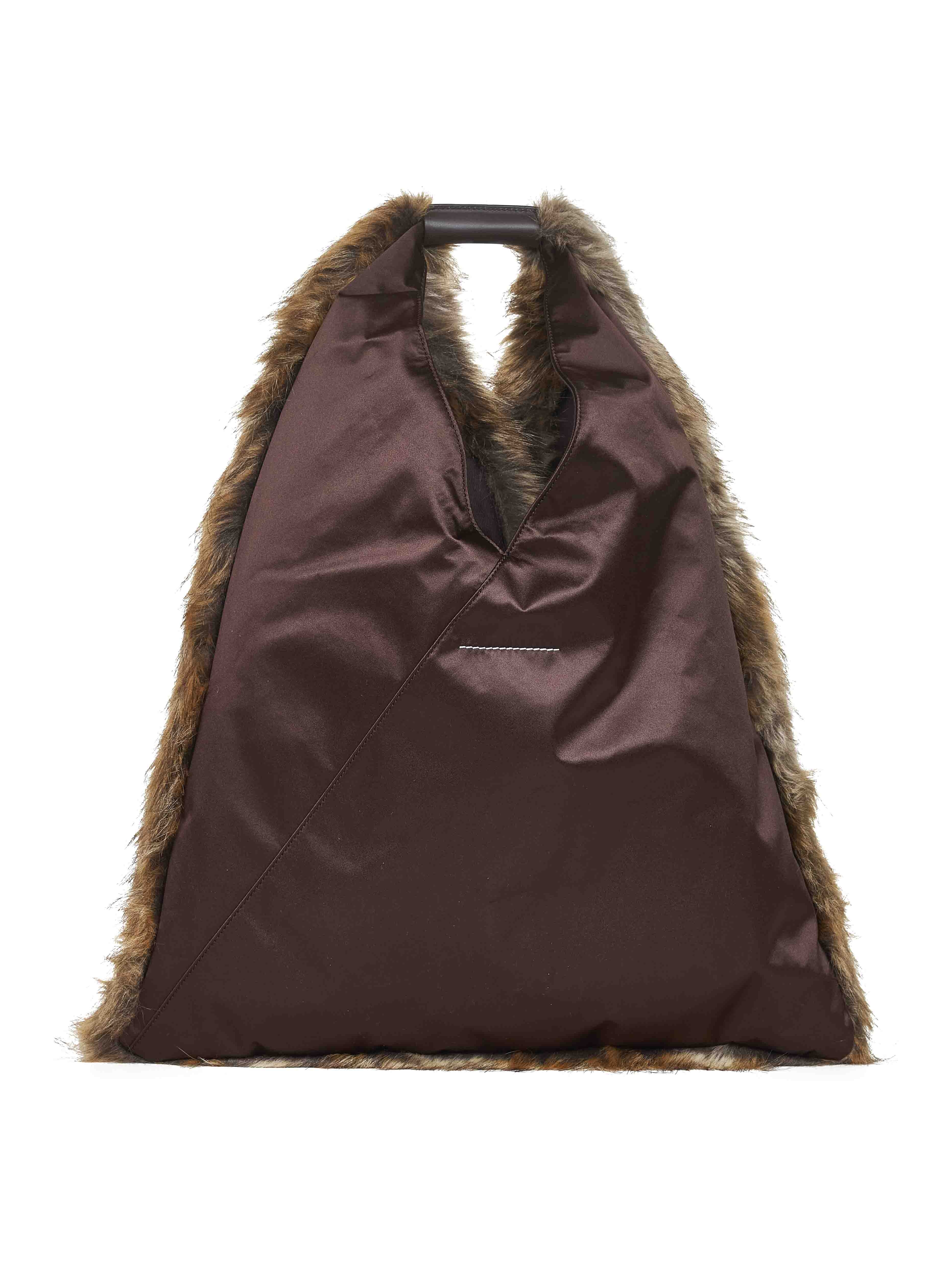 Brown Japanese classic tote bag - 3