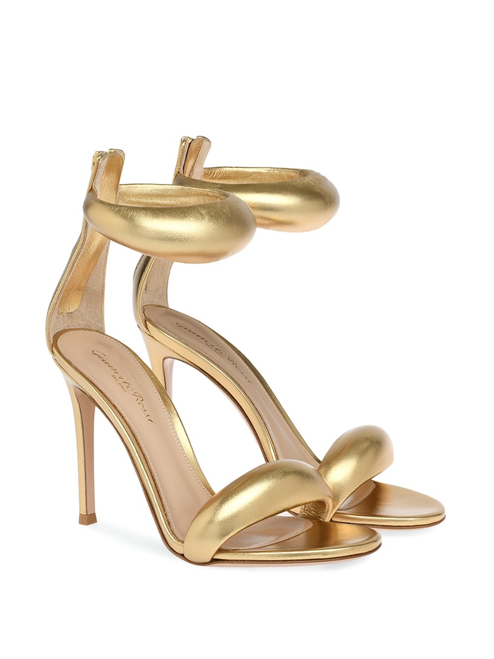 Metallic Bijoux Heels Gold - 3