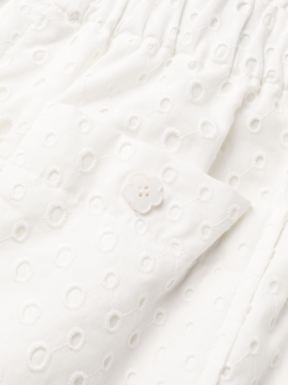 broderie anglaise cotton shorts - 6