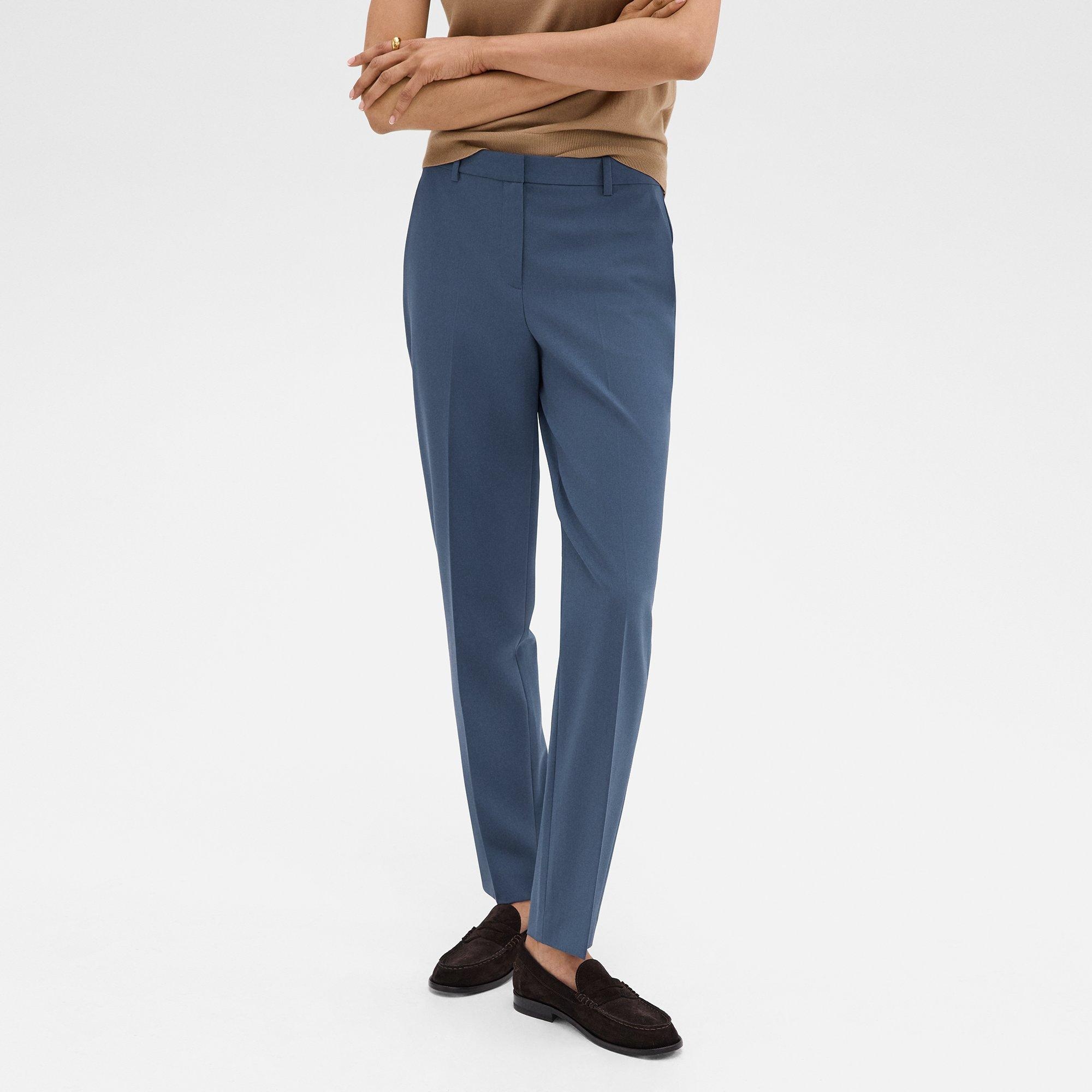 Treeca Full Length Pant in Good Wool - 5