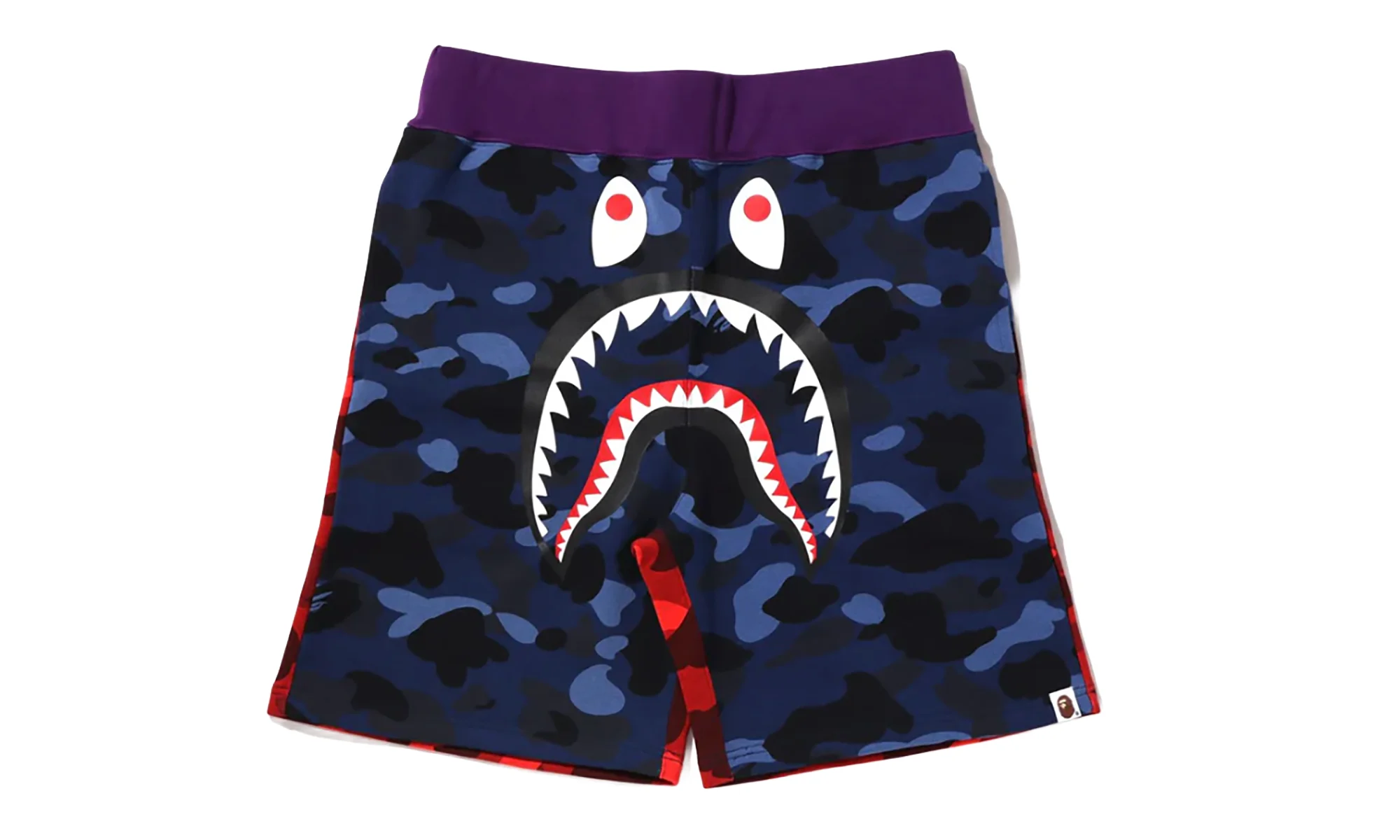 Crazy Camo Shark Sweat Shorts "Navy" 1I20 153 003 NAVY - 1