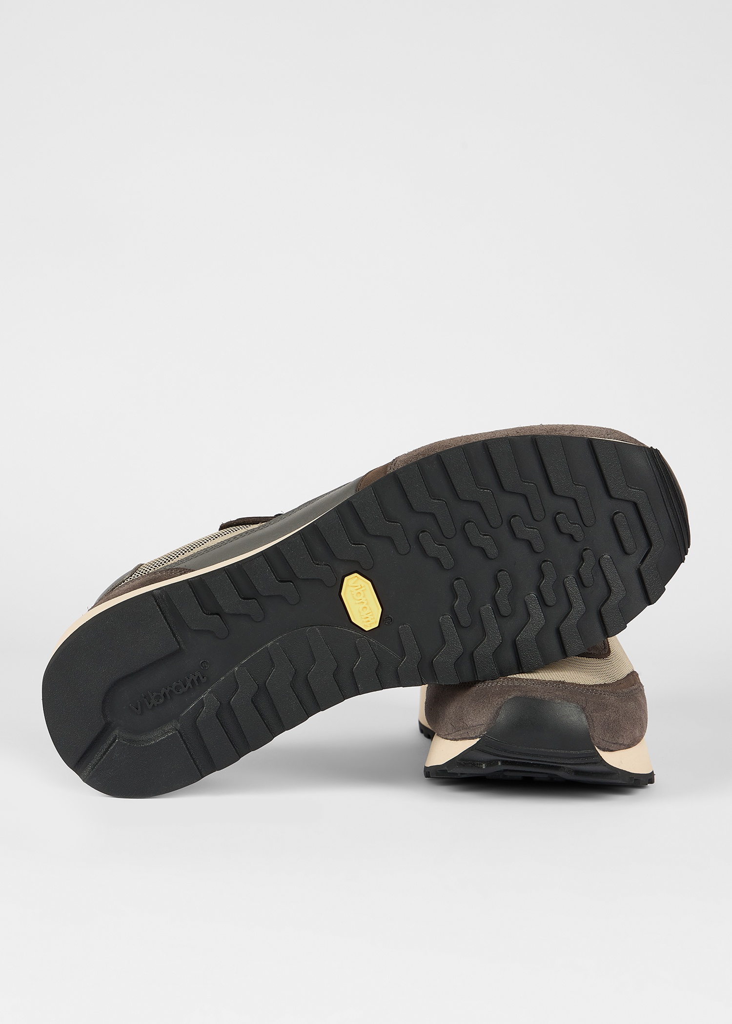 Dark Grey Leather 'Aston' Trainers - 4