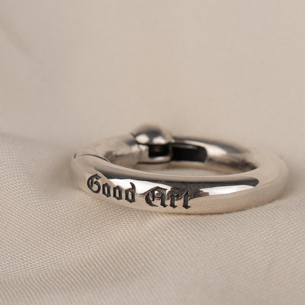 MS-SPRINGR GOOD ART HLYWD Regular Spring Ring - Sterling Silver - 4