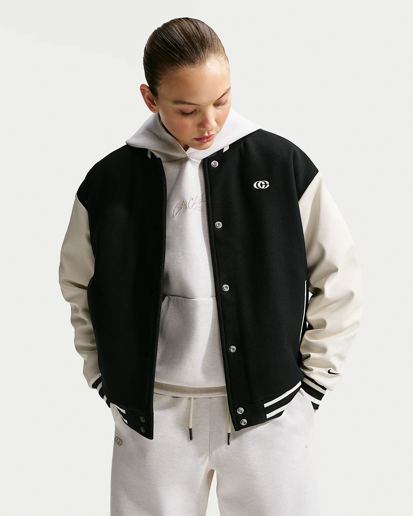 Caitlin Clark Women's Basketball Varsity Jacket - 1