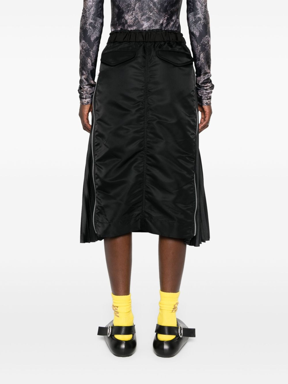 Sacai Women Twill Skirt - 3