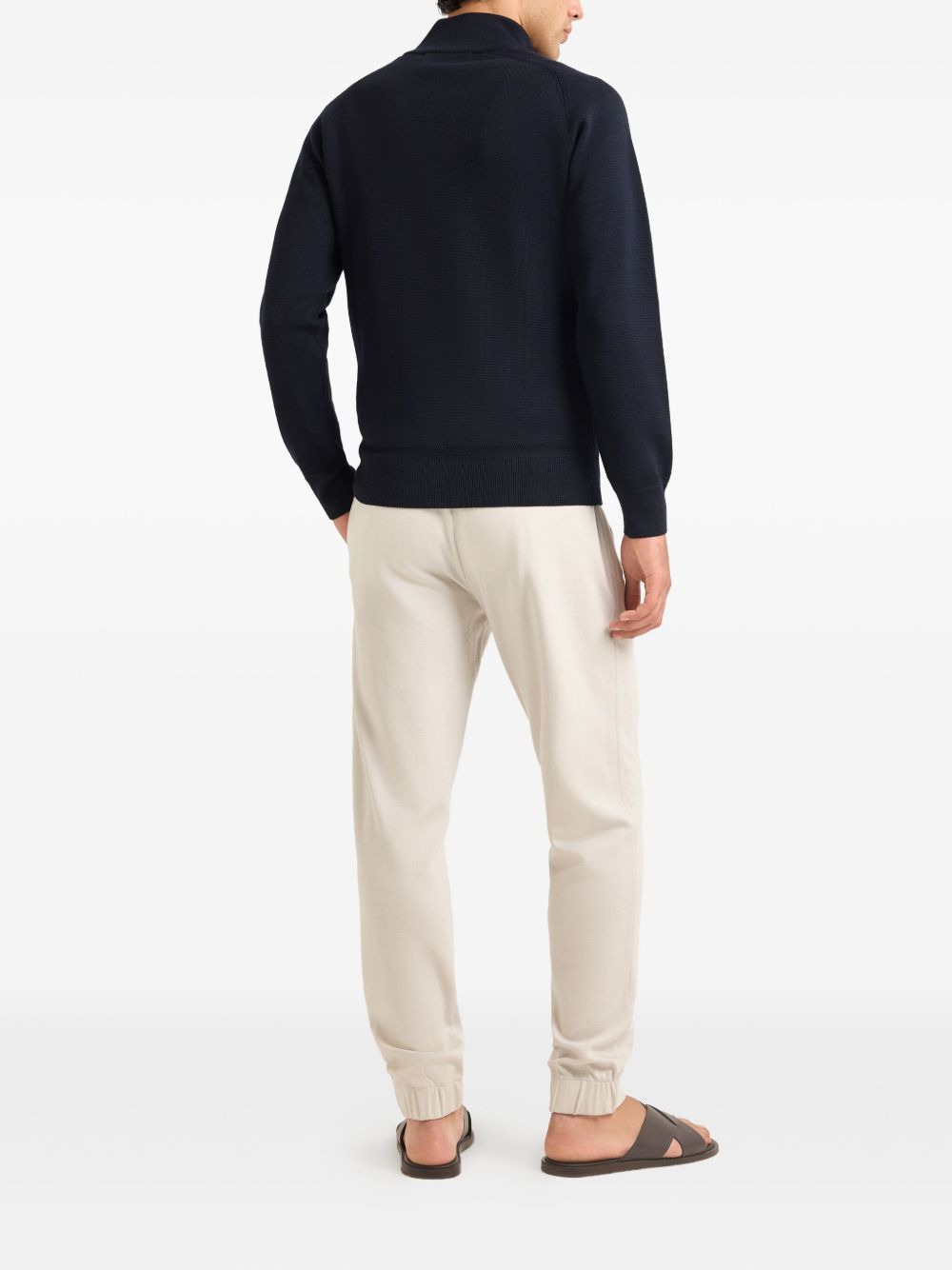 Struma zip-pocket merino-wool track pants - 3