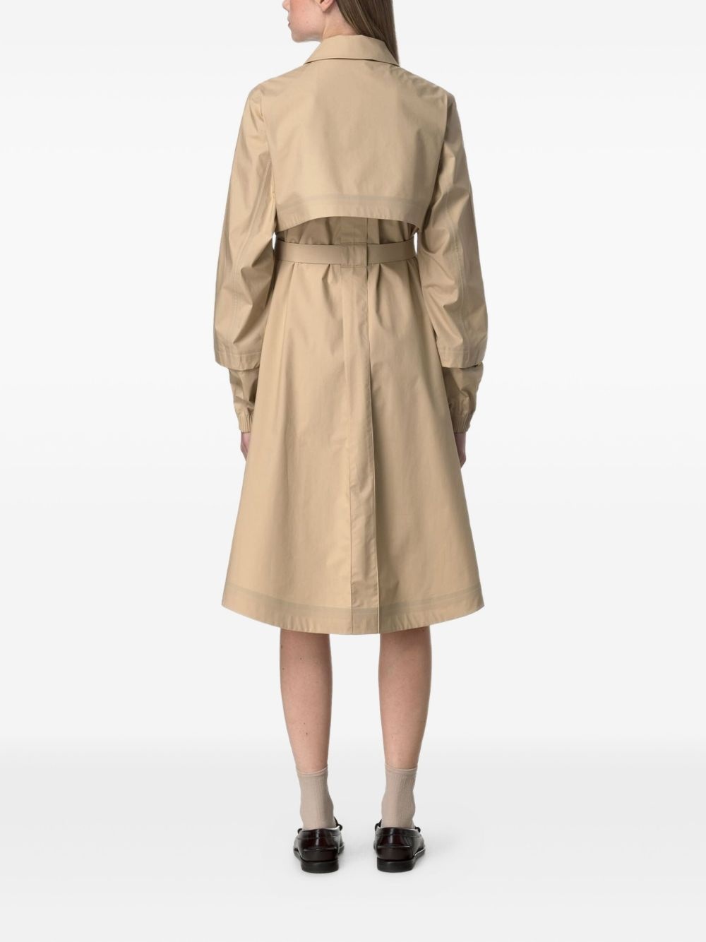 belted trench coat - 4