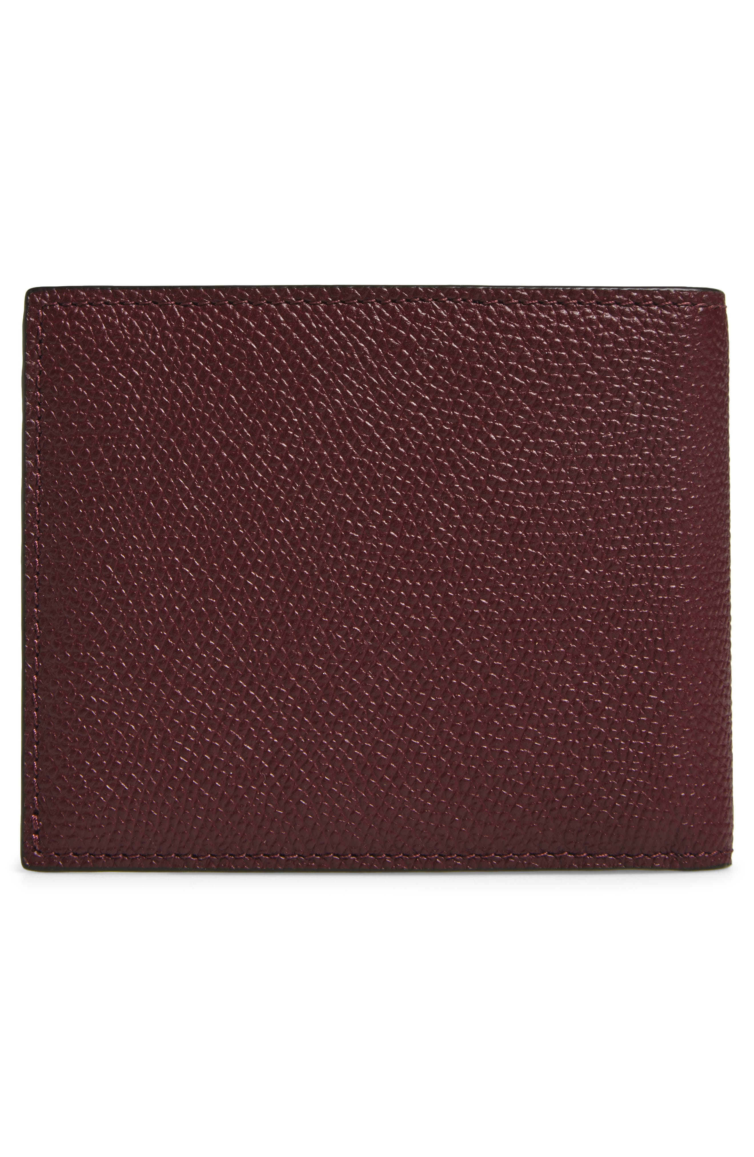 Valentino Garavani VLOGO Signature Bifold Leather Wallet in Red at Nordstrom - 3