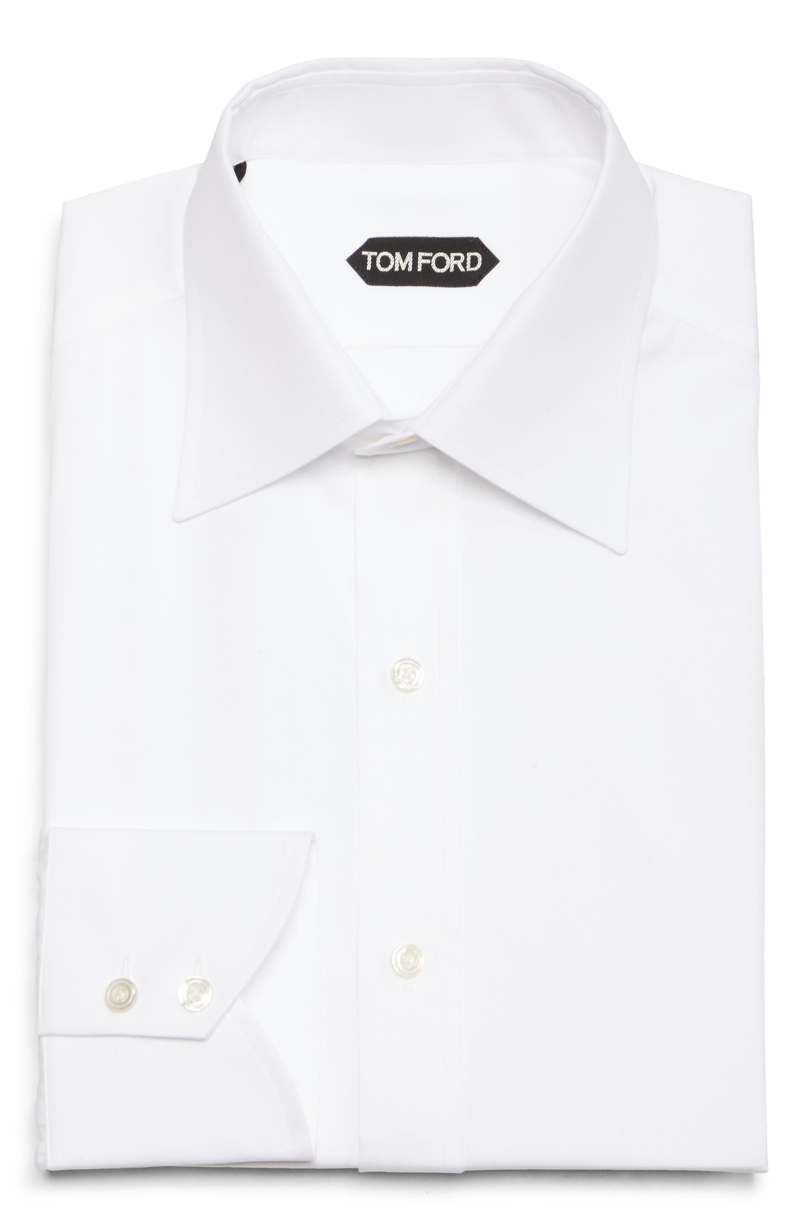 Slim Fit Poplin Button-Up Shirt - 6