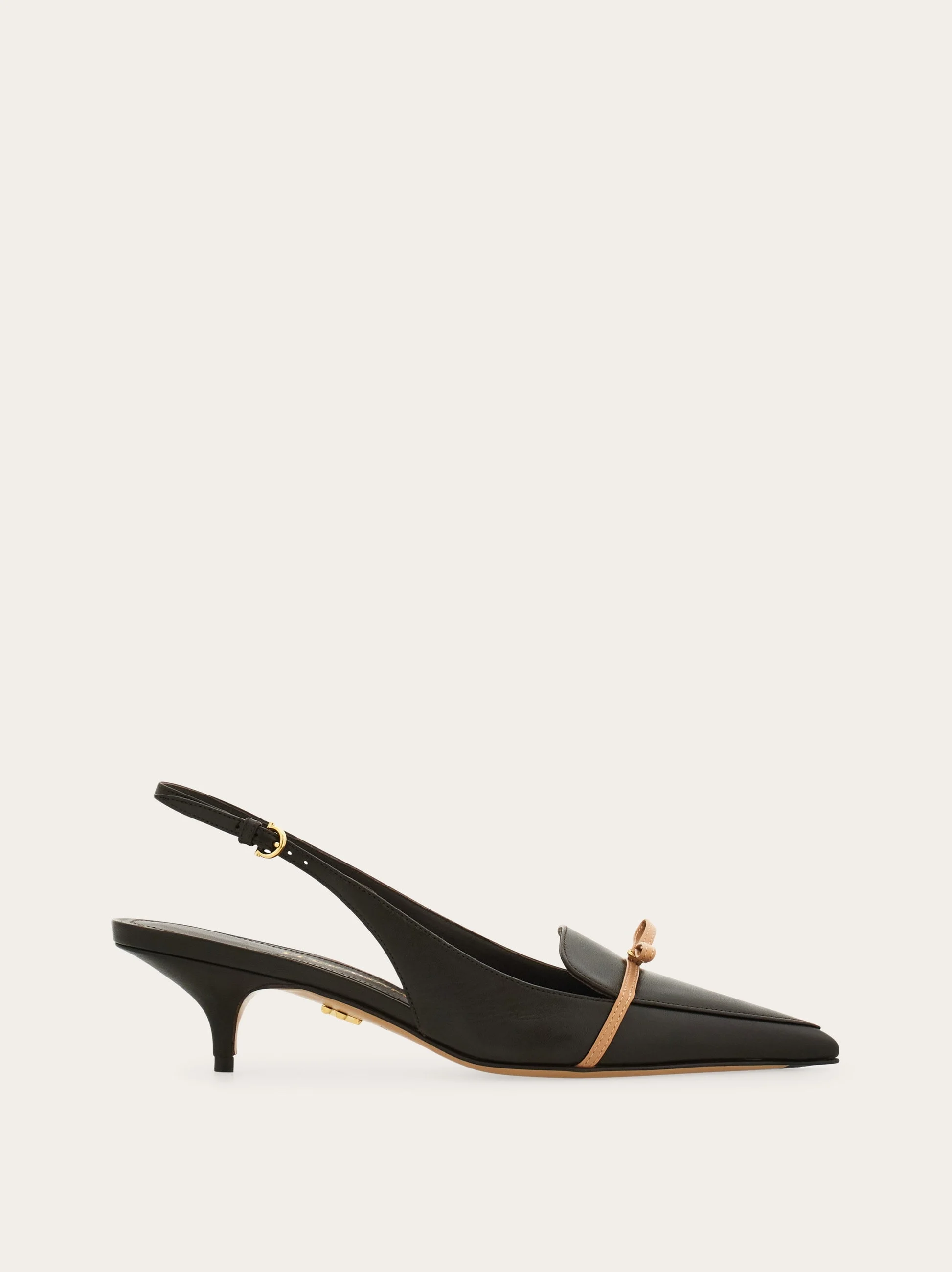 Slingback with bow mini bow detail - 1