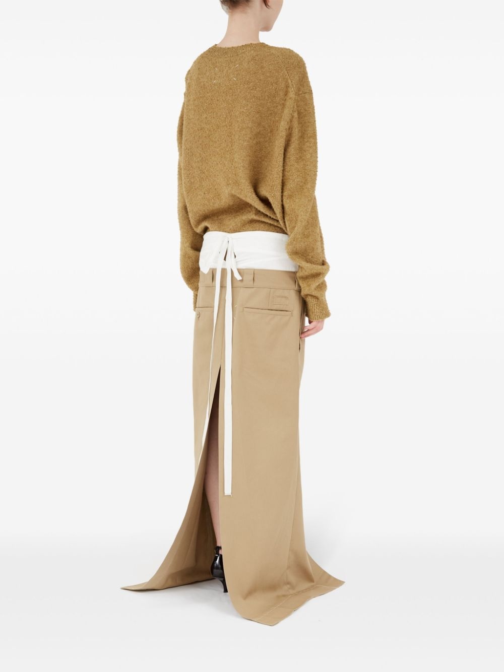 high-rise maxi skirt - 4