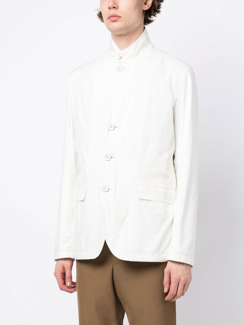 button-front high neck jacket 3