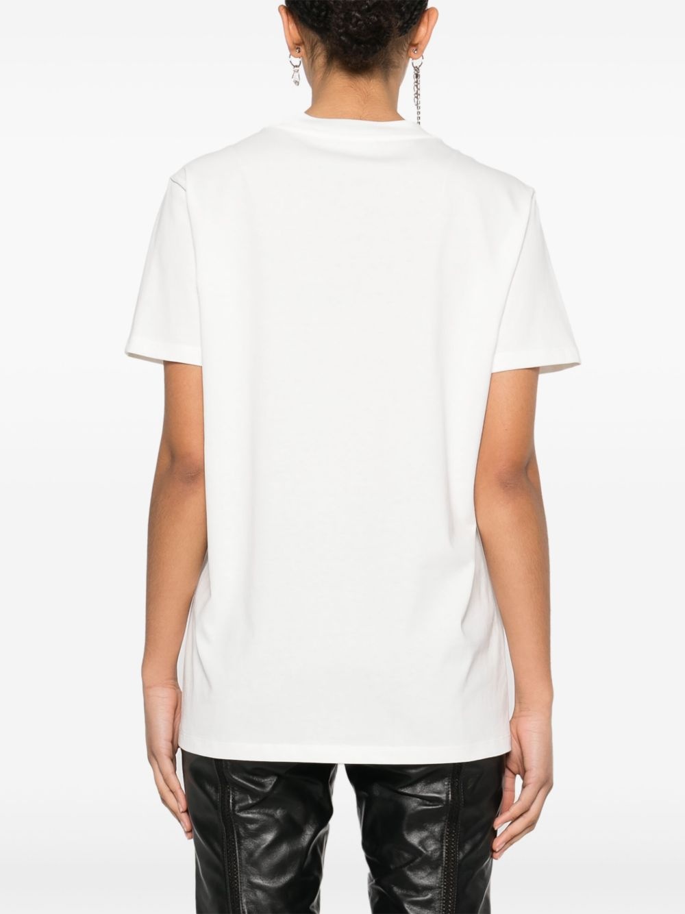 raised-logo T-shirt - 4