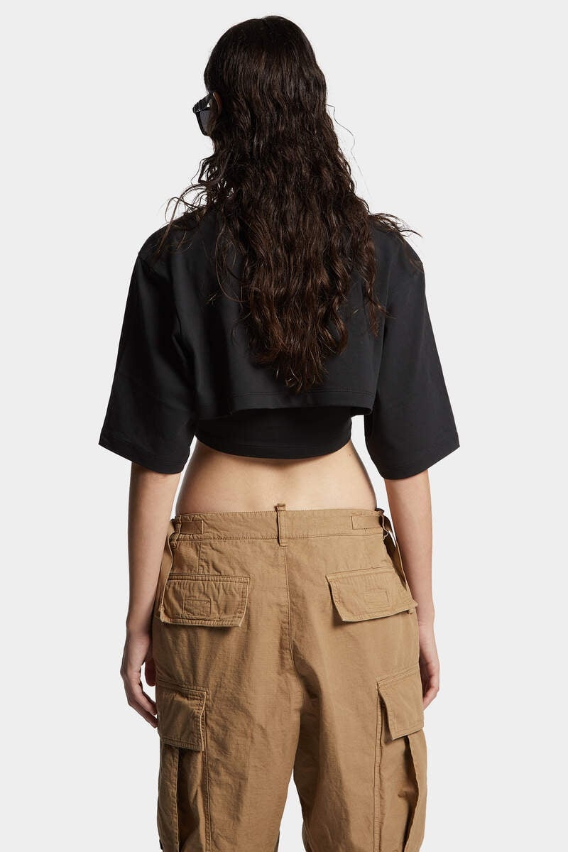 CROPPED LOOSE FIT ICON NEW GENERATION T-SHIRT - 4