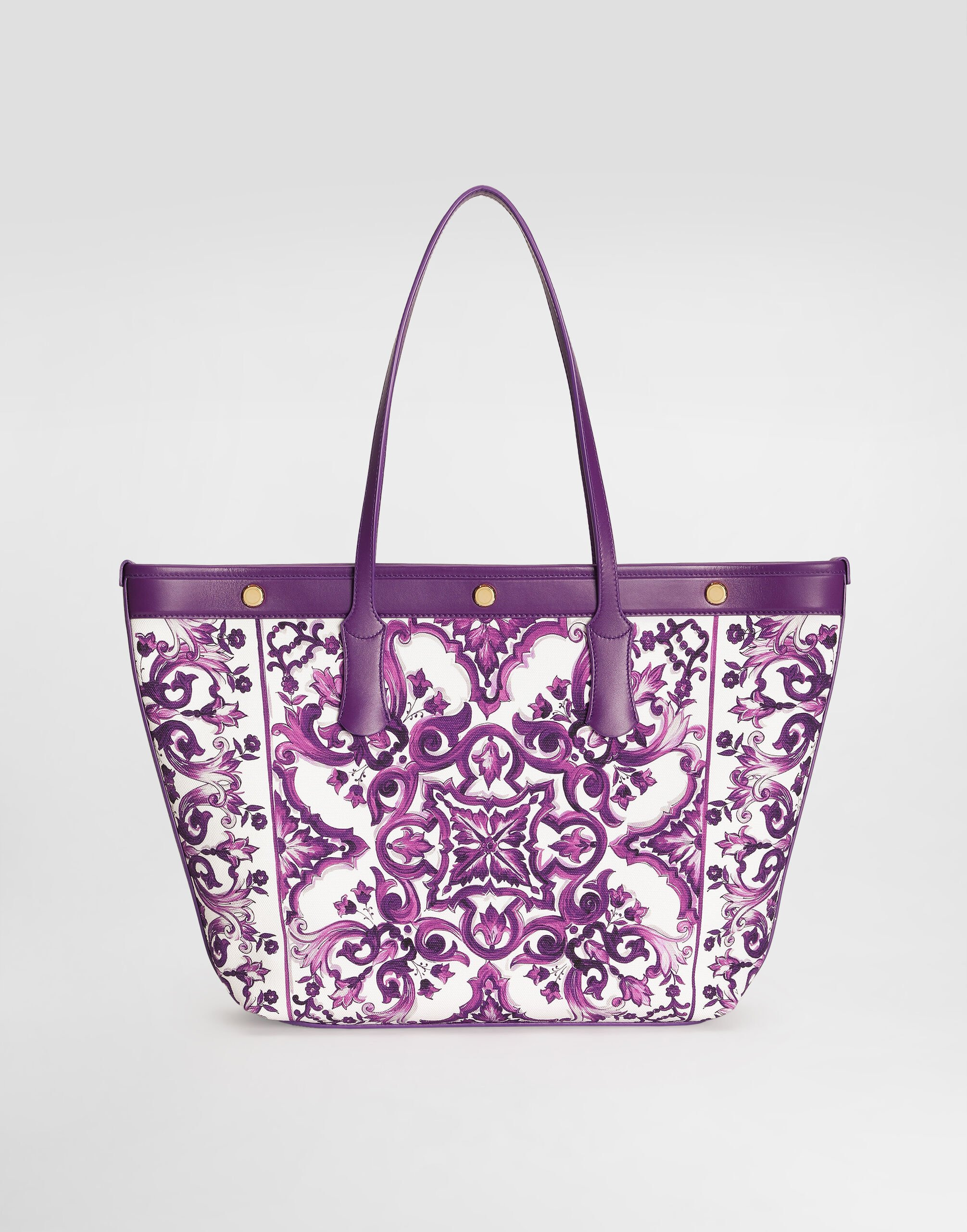Majolica-print atene shopping bag - 4