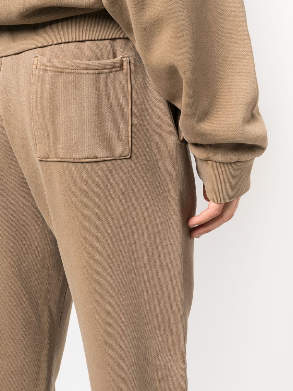 wide-leg organic cotton track pants - 6