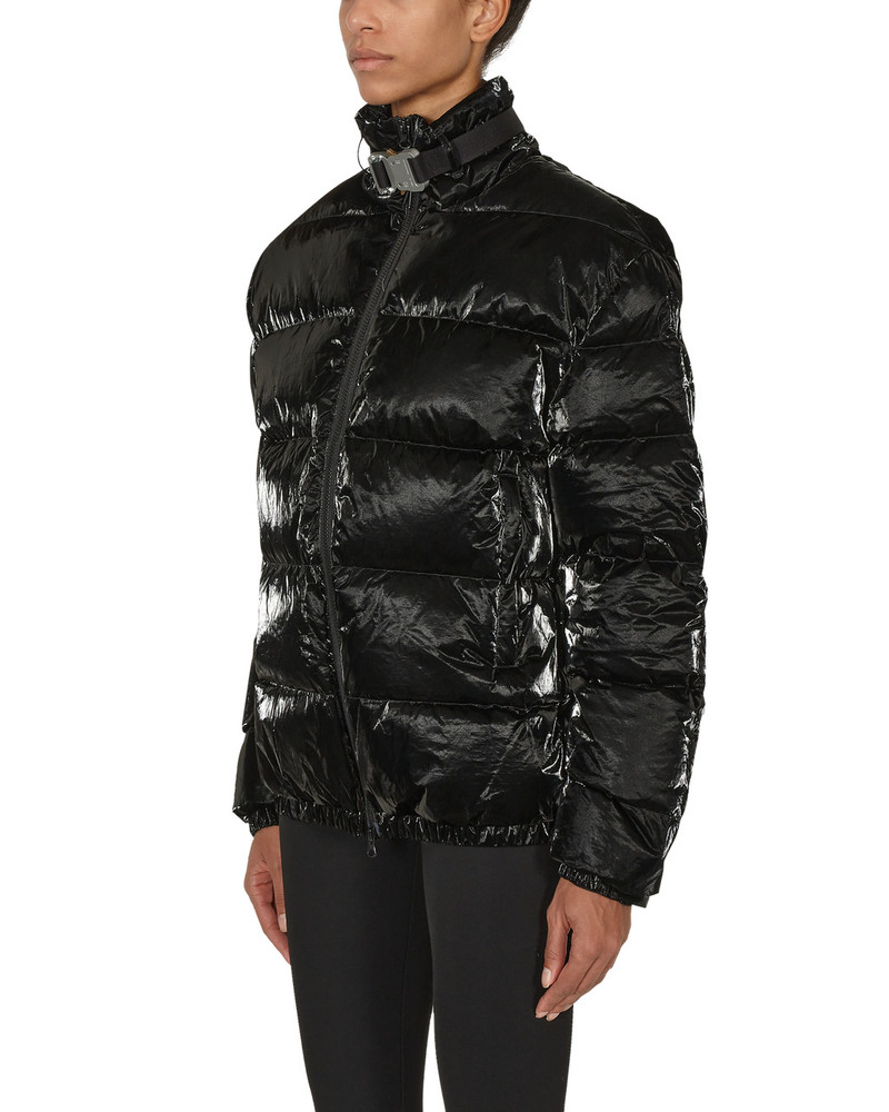 PUFFER COAT W SILVER BUCKLE 7