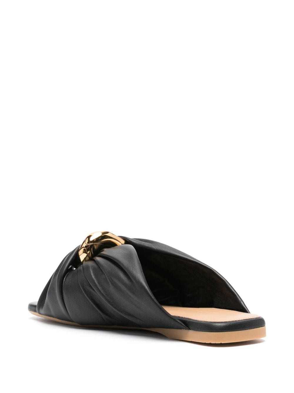 Corner leather flats - 3