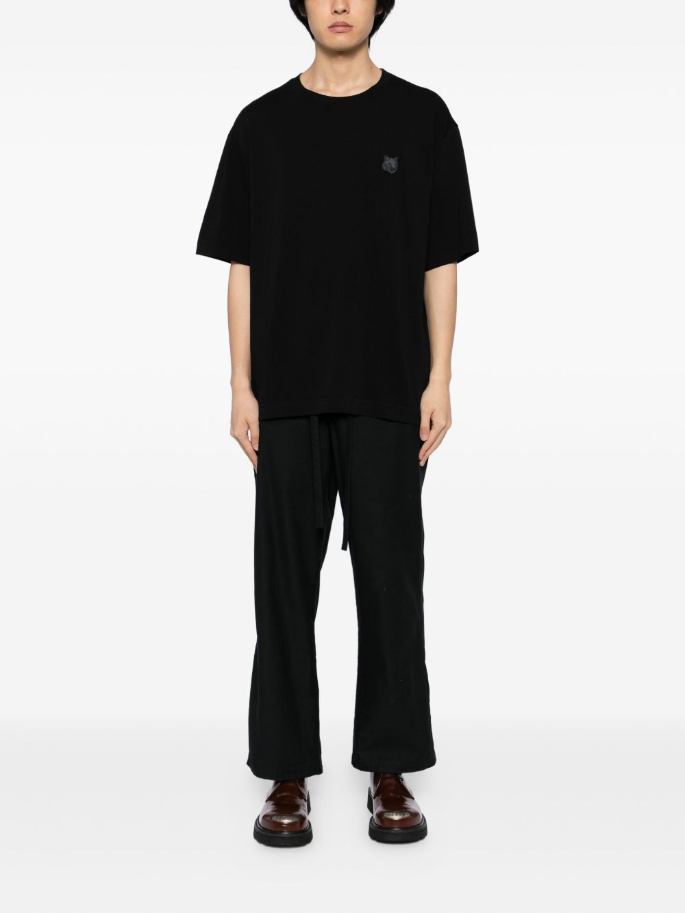 Bold Fox Head Patch T-shirt - 2
