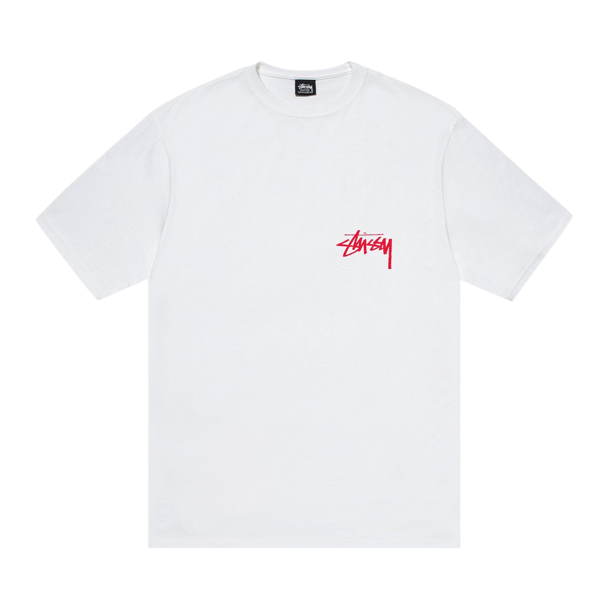 Stussy Beat Crazy Tee 'White' - 1