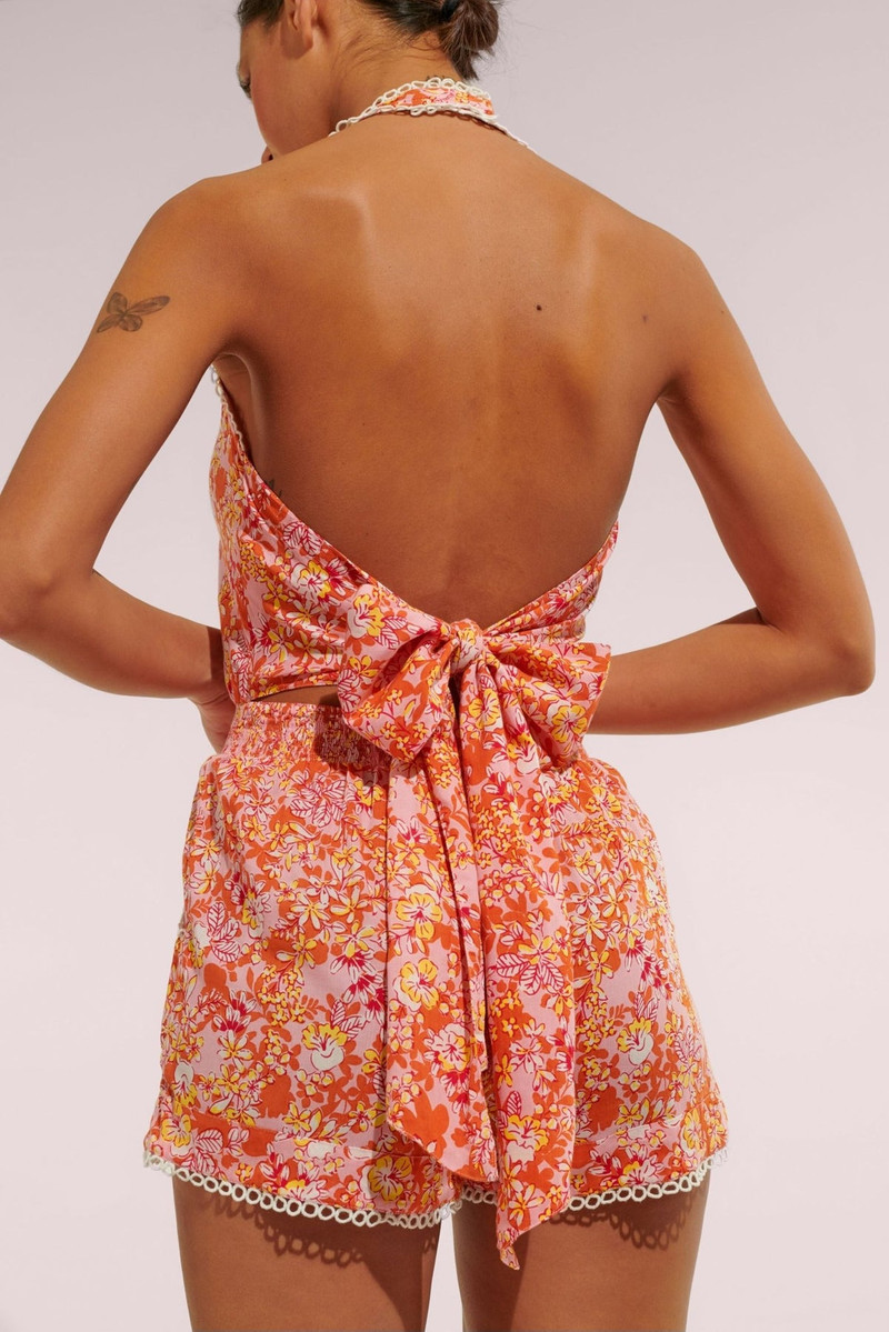 Poupette St Barth Short Jumpsuit Beth - Pink Sweet Bell outlook