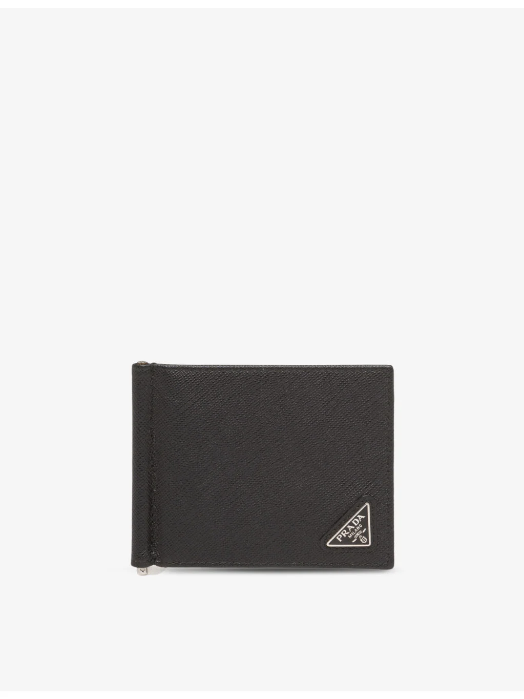 Logo-plaque leather wallet - 1