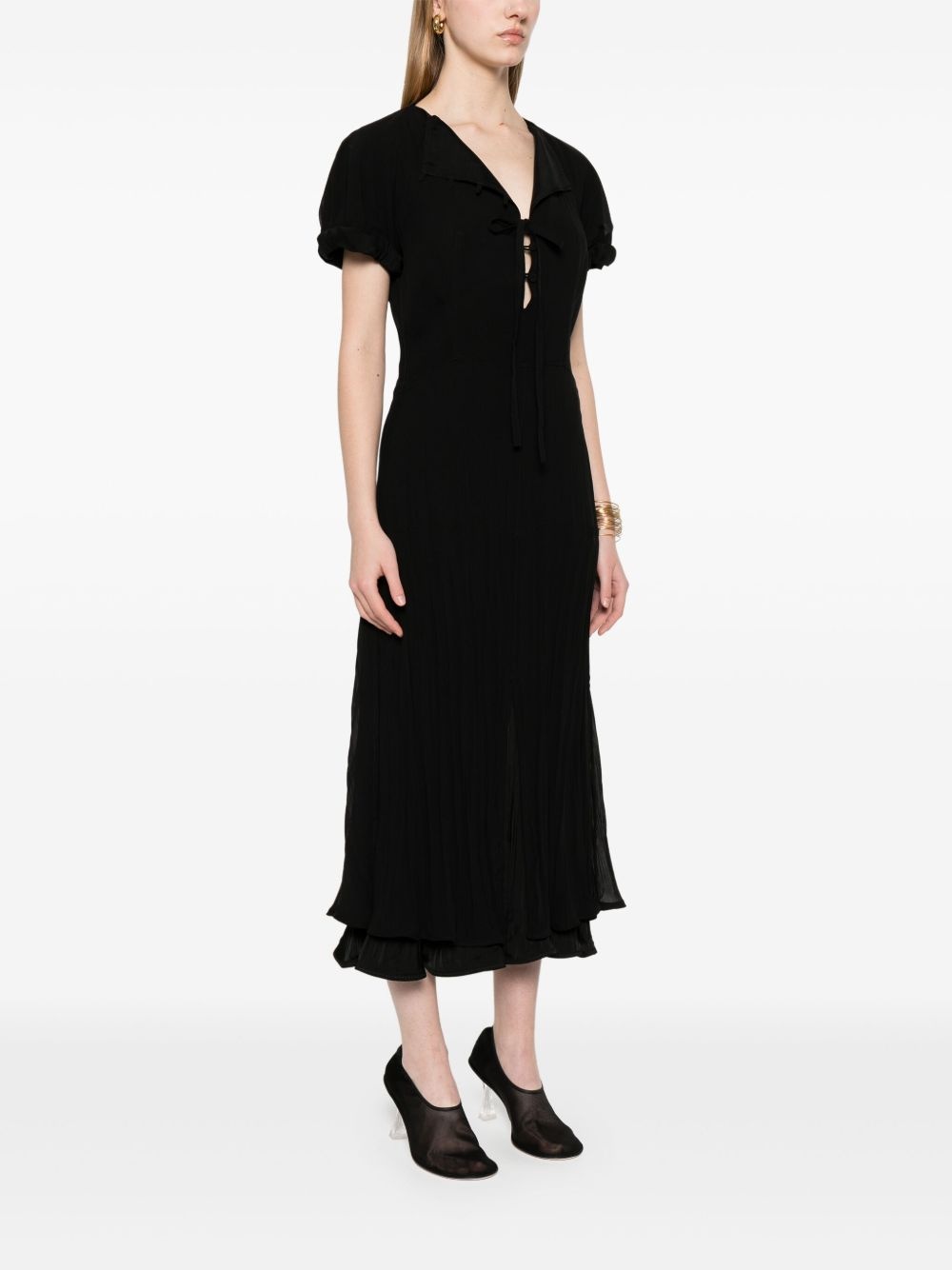 layered maxi dress - 3