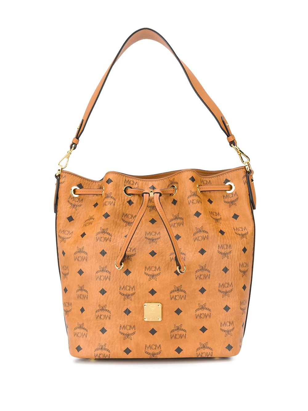 logo print shoulder bag - 6