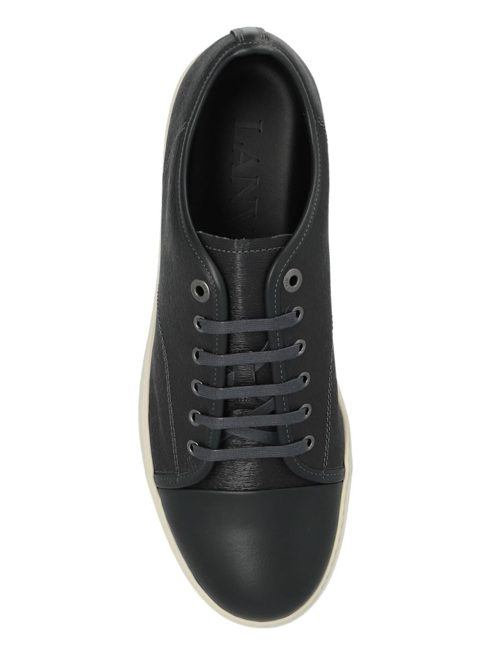 saffiano leather sneakers - 6