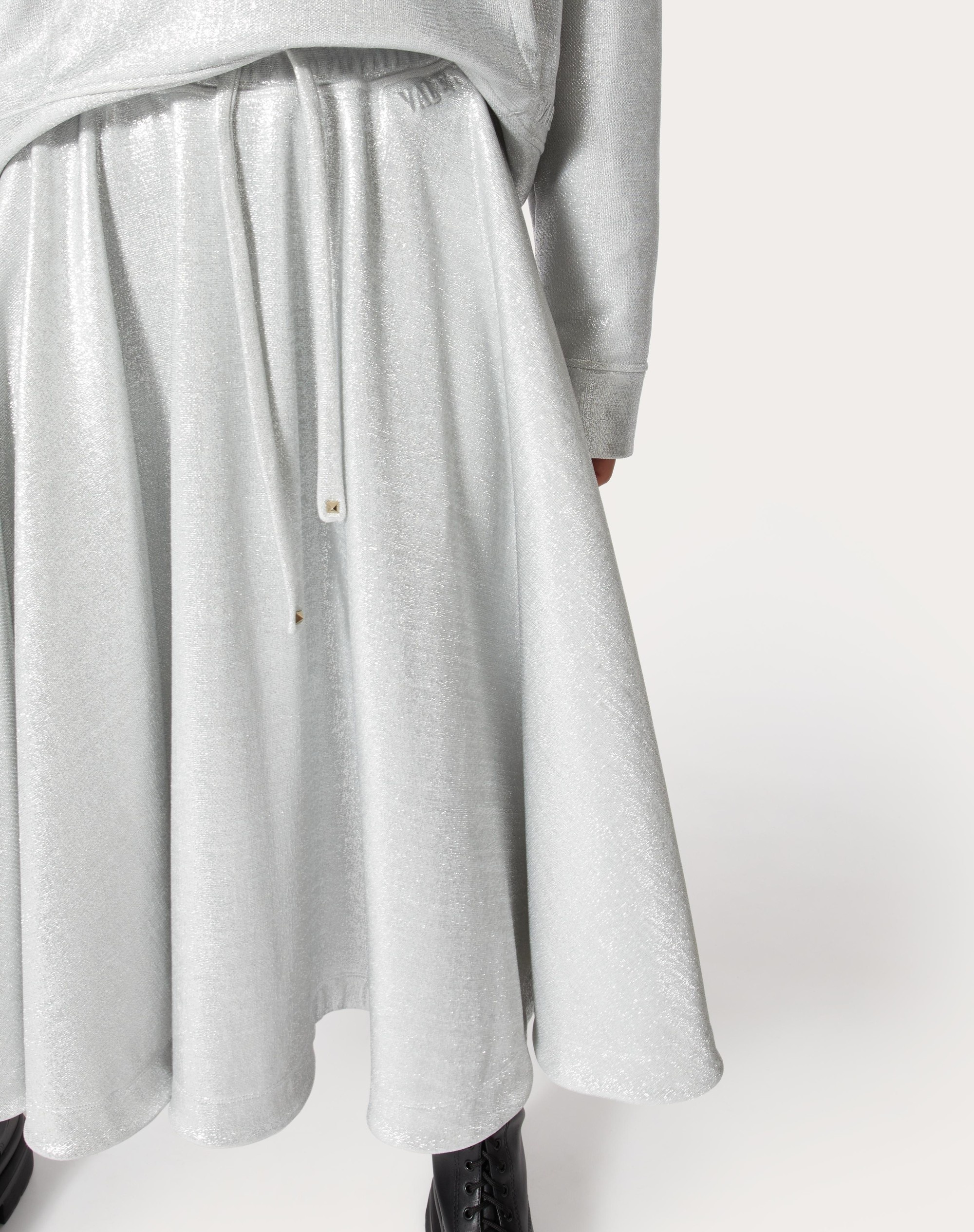 LUREX JERSEY SKIRT - 5