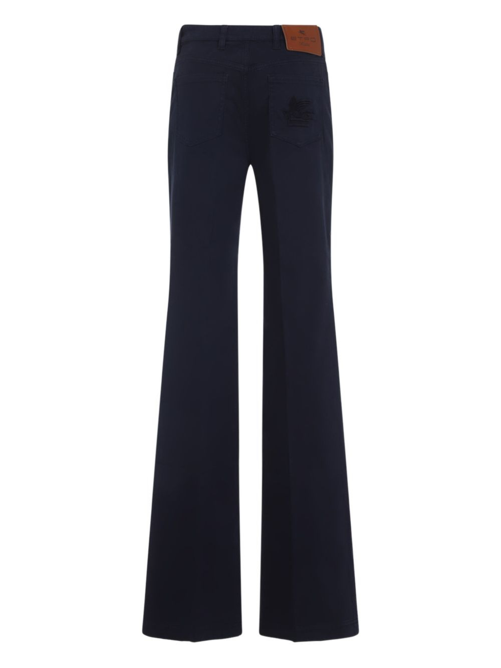embroidered flared jeans - 2