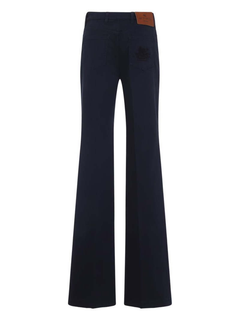 Etro embroidered flared jeans outlook