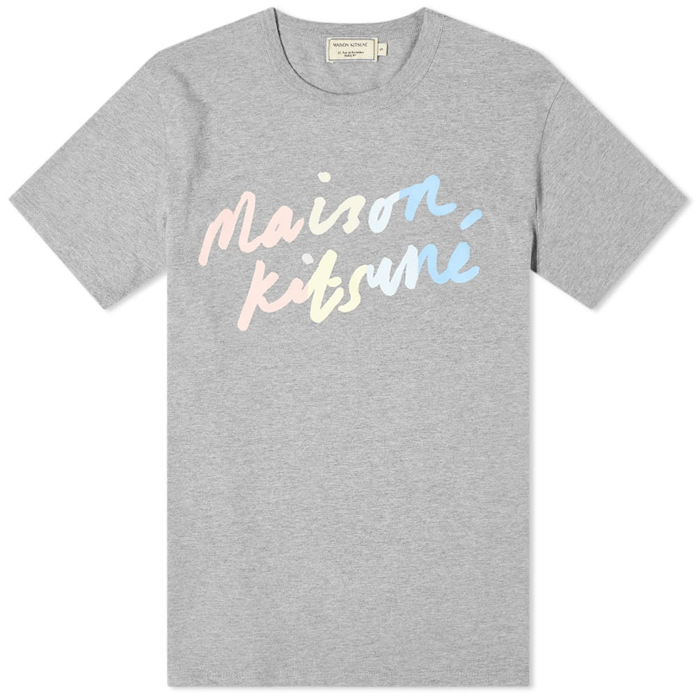 Maison Kitsuné Multi Handwriting Tee - END. Exclusive - 1