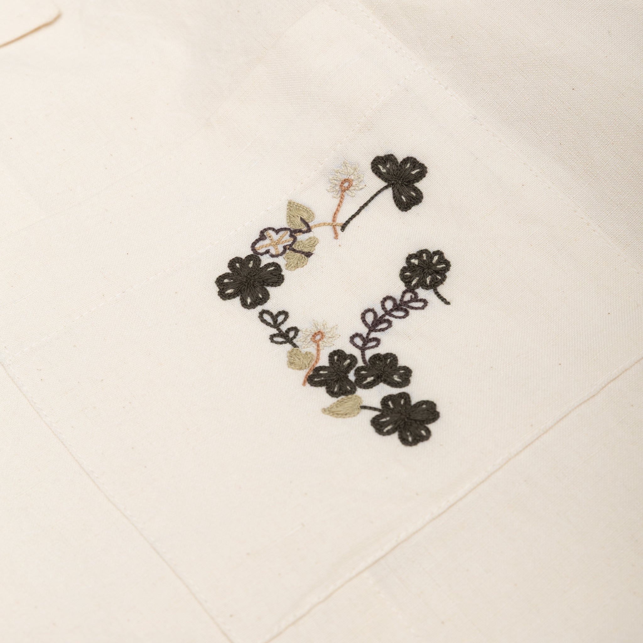 GREETINGS S/S SHIRT "CLOVER EMBROIDERY" - 5