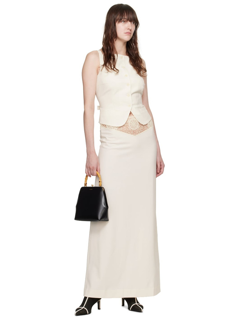 beaufille Off-White Roma Maxi Skirt outlook