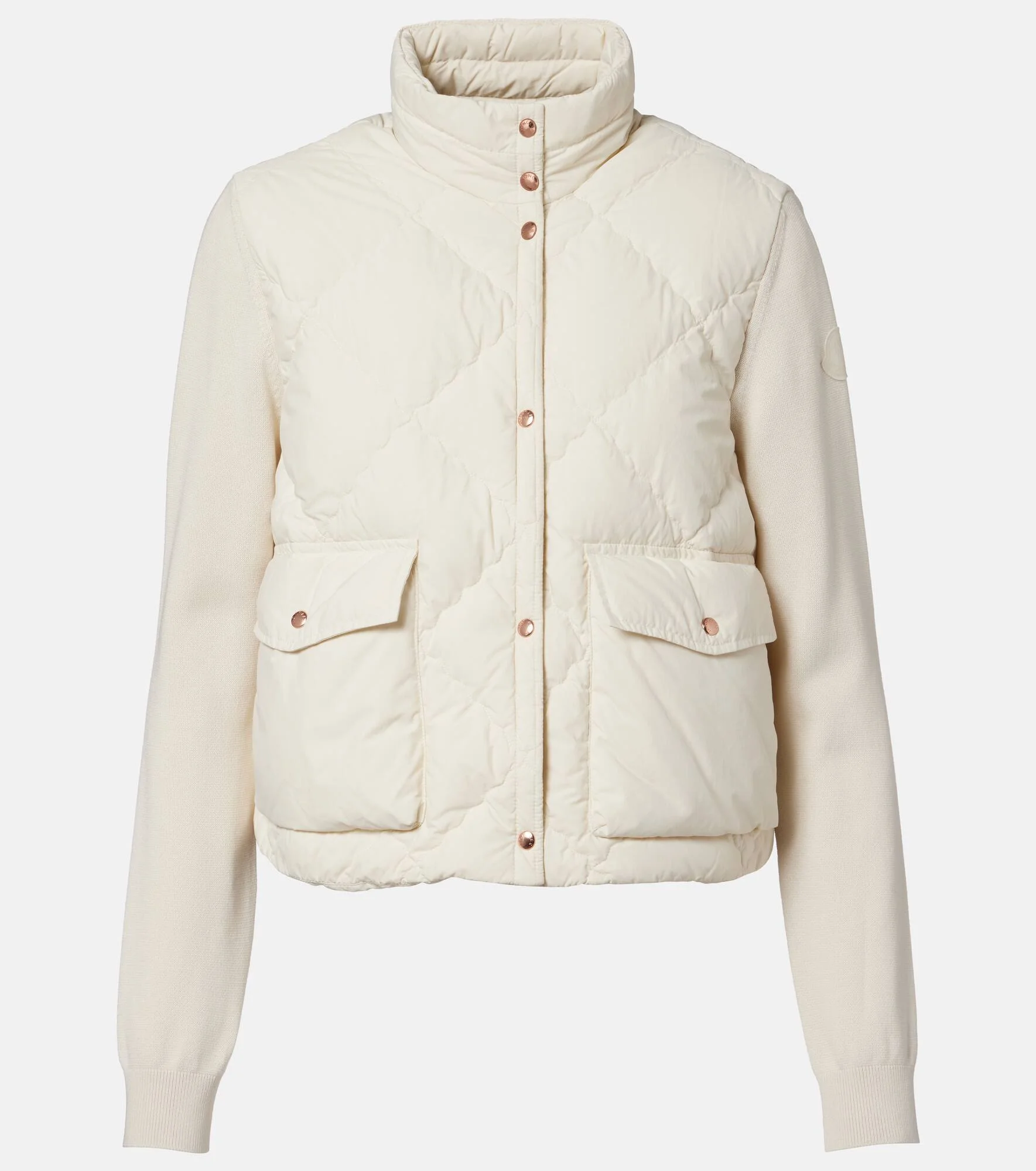 Down-paneled cardigan - 1