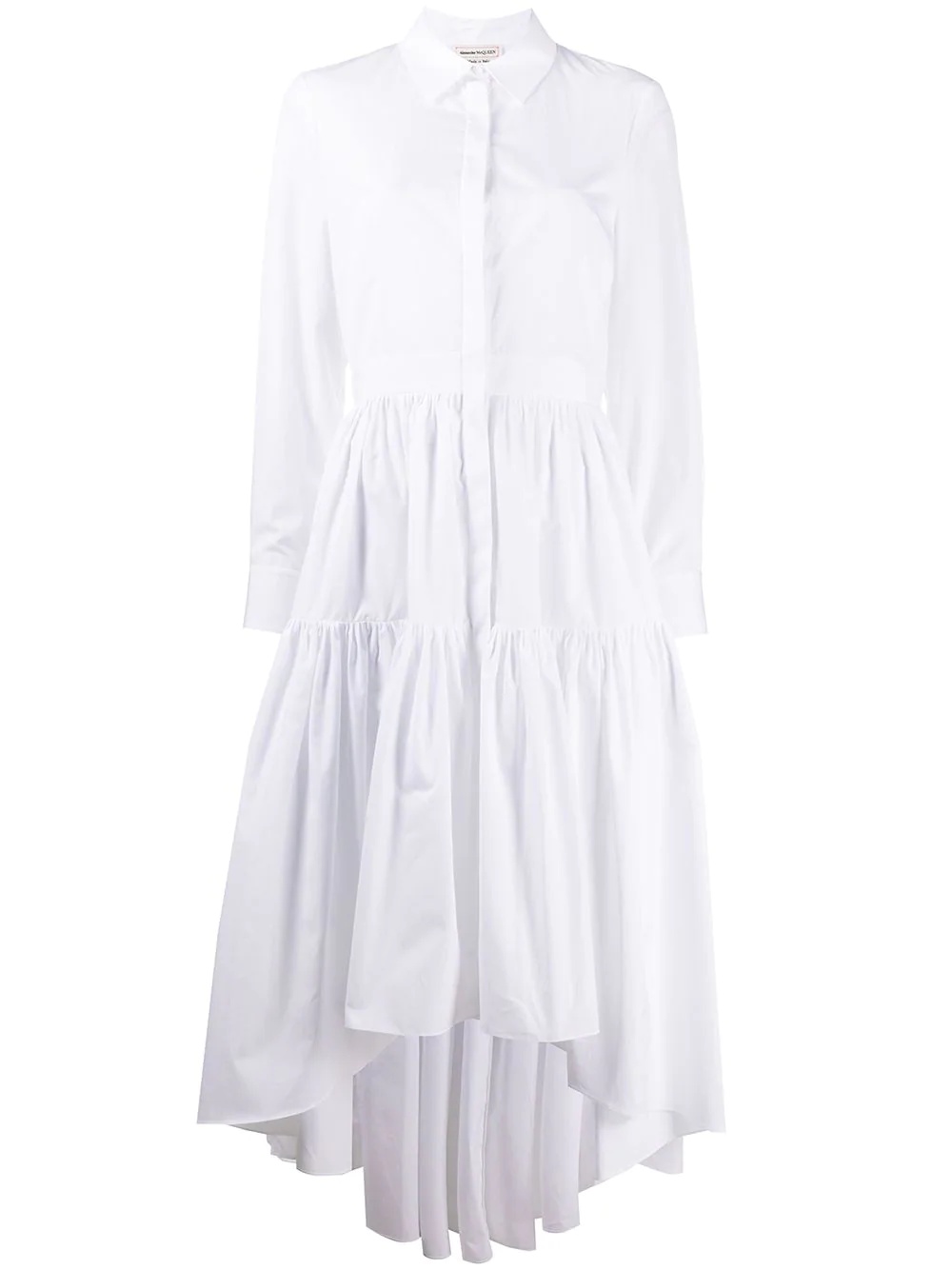 cotton shirt dress - 1