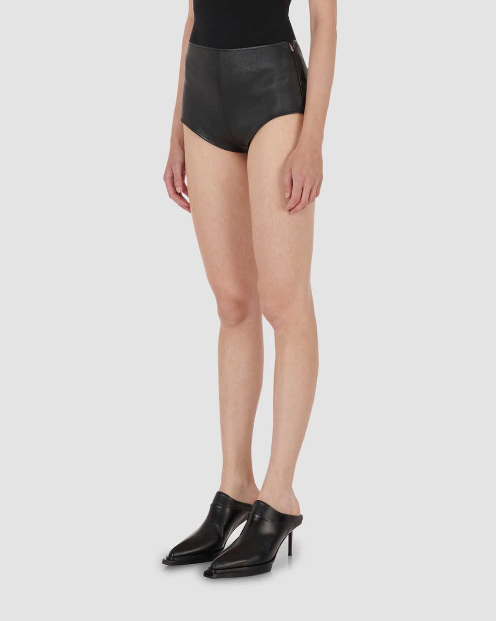 MINI LEATHER SHORT - 3