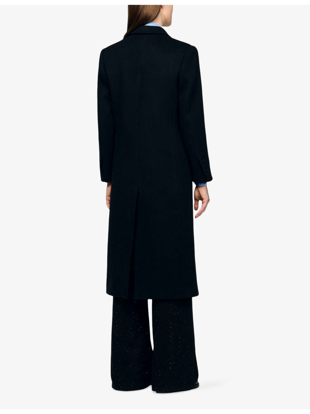 Long Double-Breasted Wool-Blend Coat - 4