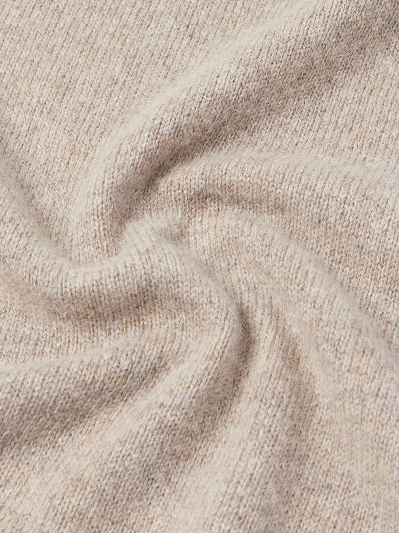 Ares Cashmere and Alpaca-Blend Sweater Neutral 5